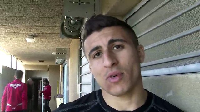Le milieu de terrain du FC Istres Ryad Nouri