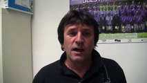 L'entraîneur du FC Istres José Pasqualetti avant le déplacement au Havre