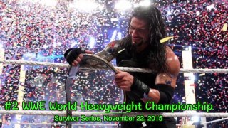 Roman Reigns 在 WWE 的冠軍生涯 (贏與輸) All Of Roman Reigns Championship (Wins & Losses) In WWE-ZVRE1KASYH0