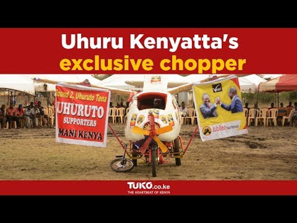 They built a chopper for Uhuru Kenyatta and in return he awarded them