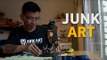 Incredibly talented Pinoy makes beautiful arts out of scraps