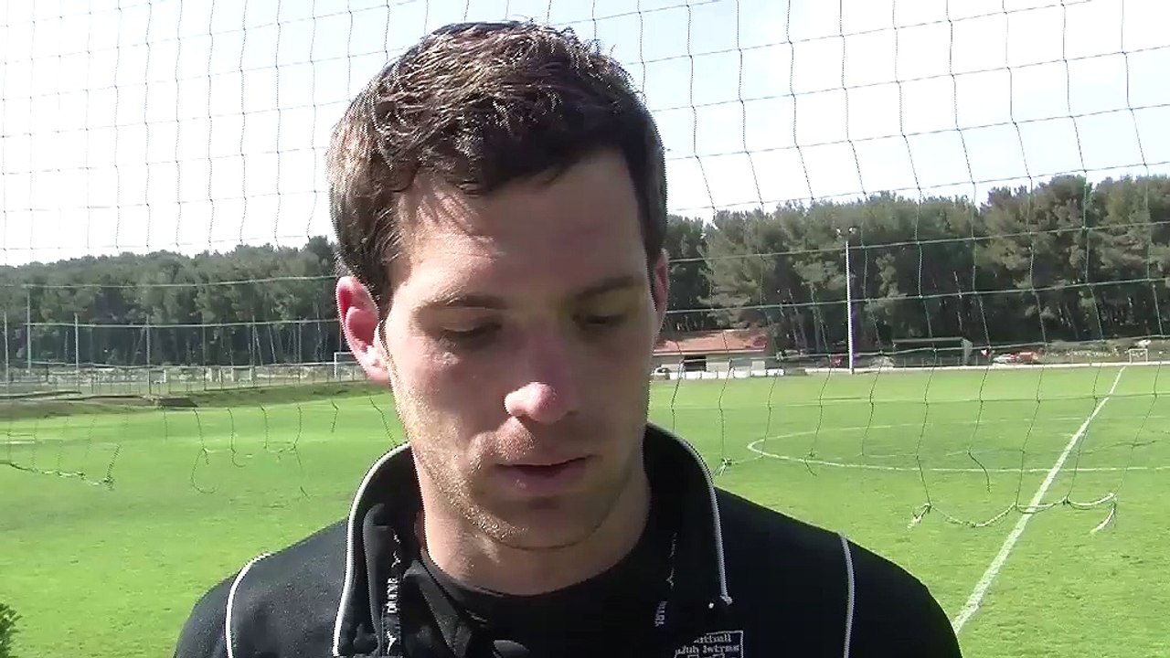 Le portier du FC Istres Denis Petric avant le déplacement à Amiens