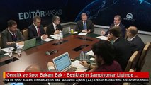 Gençlik ve Spor Bakanı Bak - Beşiktaş'ın Şampiyonlar Ligi'nde Son 16 Turuna Kalması