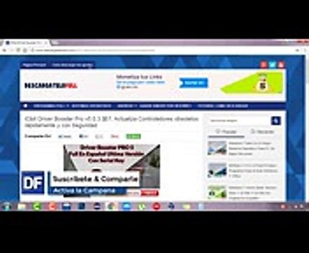 Descargar Driver Booster PRO 5.0.3 Full (Español + Serial KEY) 2017
