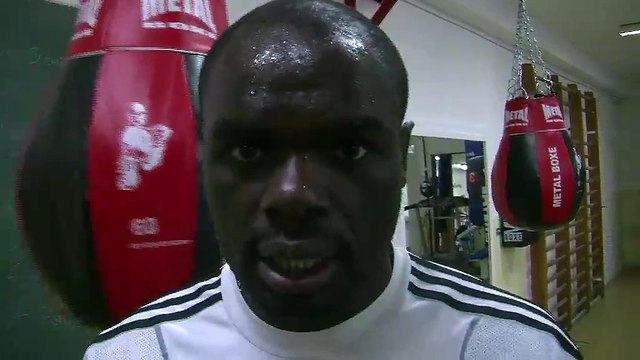 Jimmy Colas le boxeur Istréen avan le championnat de France