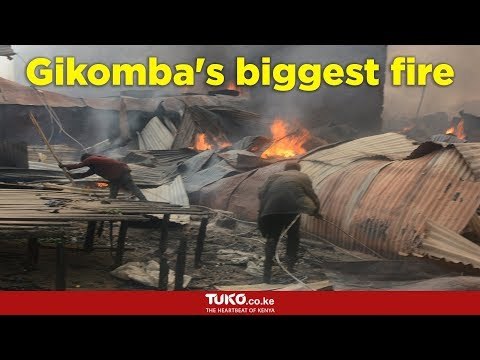 Gikomba's biggest fire destroys property worth millions of shillings