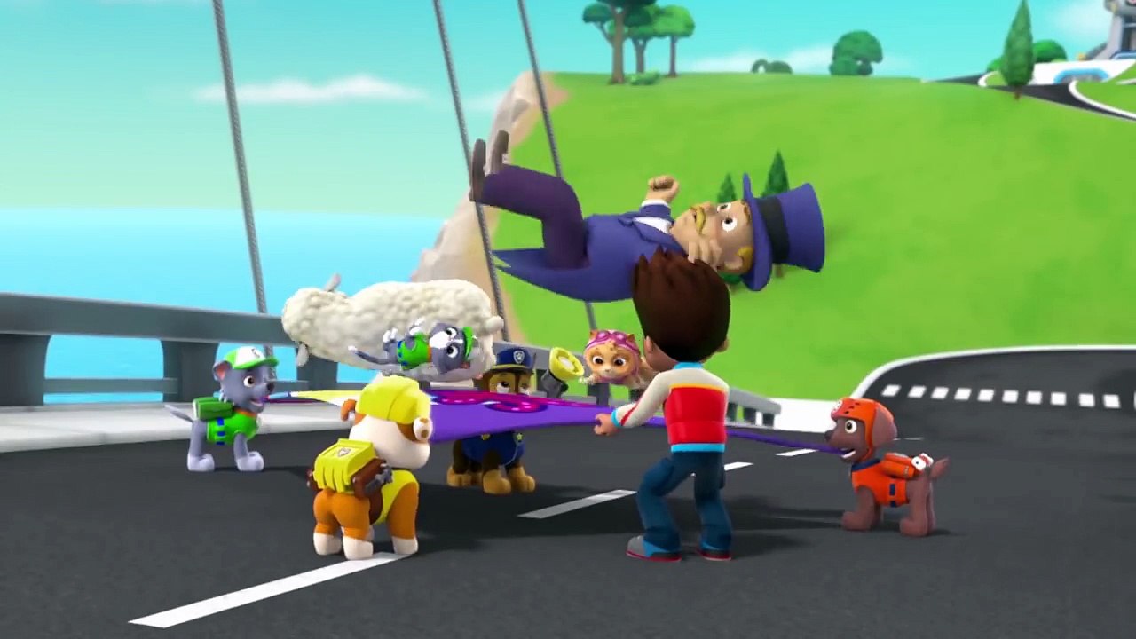 Paw Patrol Pups Save a Blimp