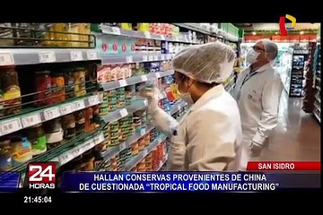 San Isidro: hallan latas de pescado procedente de cuestionada empresa china