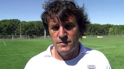 L'entraîneur du FC Istres José Pasqualetti