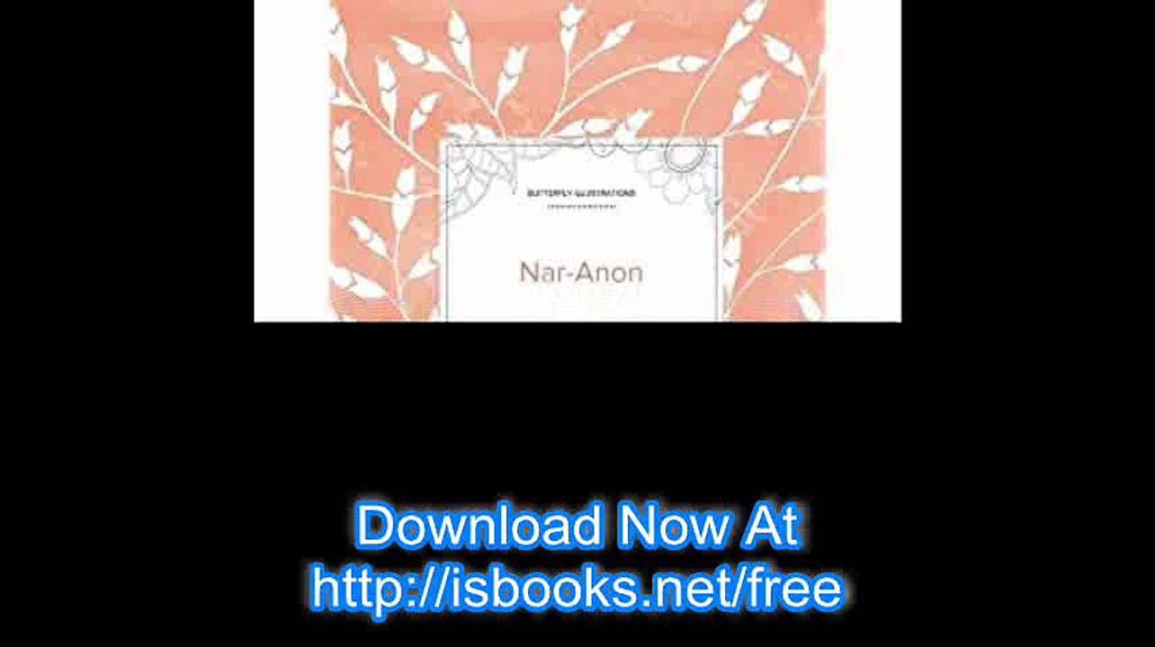 Adult Coloring Journal Nar-Anon (Butterfly Illustrations, Peach Poppies)