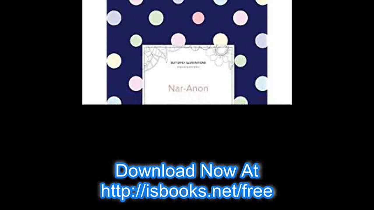 Adult Coloring Journal Nar-Anon (Butterfly Illustrations, Polka Dots)