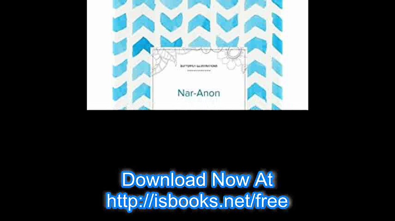 Adult Coloring Journal Nar-Anon (Butterfly Illustrations, Watercolor Herringbone)