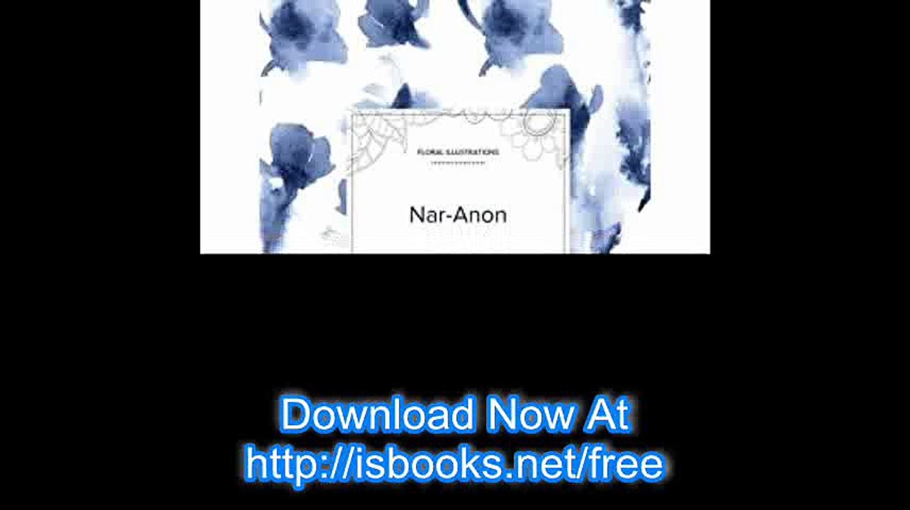 Adult Coloring Journal Nar-Anon (Floral Illustrations, Blue Orchid)