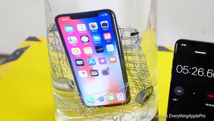 Trong những ngày lười lau chùi, bạn có thể giặt luôn cả iPhone X nếu muốn
