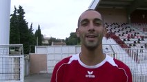 Le capitaine du FC Martigues Romain Faure et ses talents de chanteur