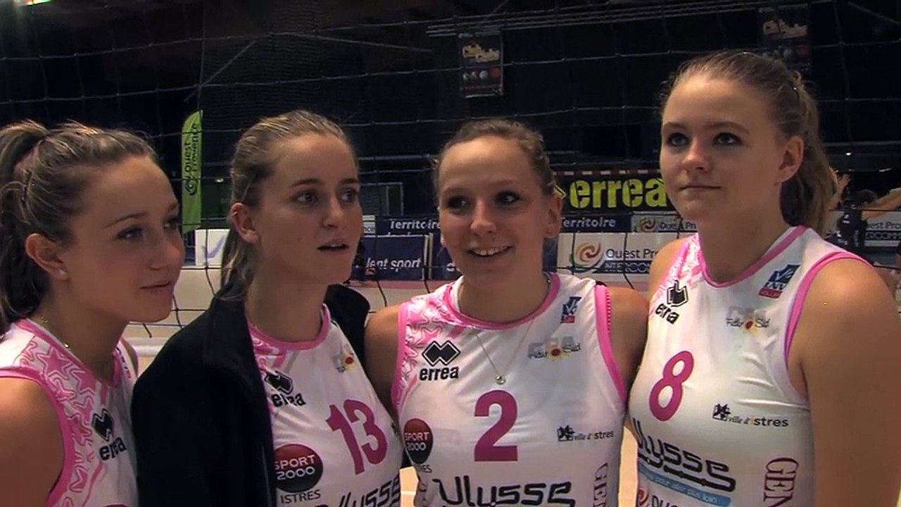 Adeline, Pauline, Diane et Alexia: 4 juniors débutantes en Ligue A