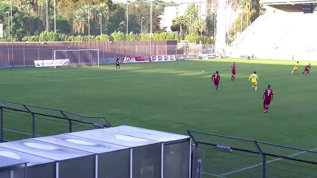 Le but du Martégal Yannick Chabaud qui qualifie le FC Martigues au 6ème tour