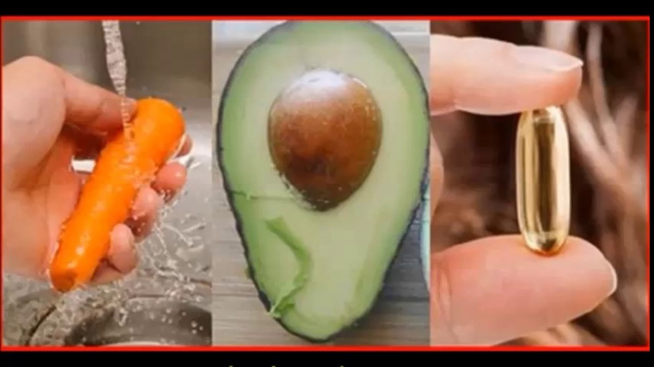 UNA ZANAHORIA, UN AGUACATE Y UNA CÁPSULA DE VITAMINA E: 20 MINUTOS MAS TARDE