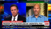 President Calls Player’s Dad an “UNGRATEFUL FOOL”. #LavarBall #DonaldTrump #POTUS-PrrwBBxXzeA