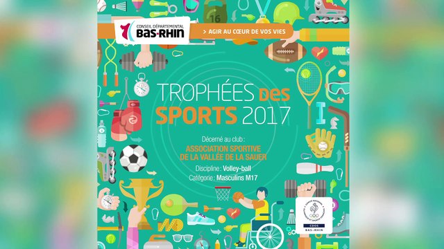 TROPHEE DES SPORTS 2017 - VOLLEY BALL VALLÉE DE LA SAUER