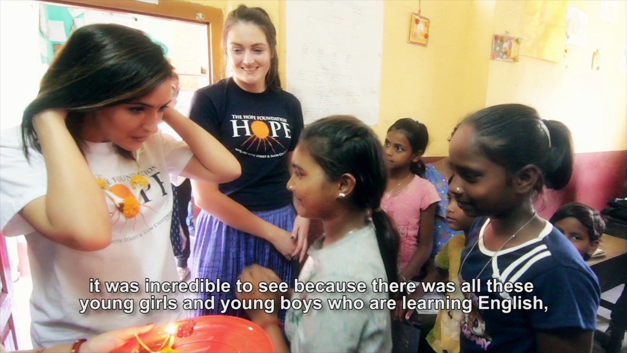Nadia Forde visits The Hope Foundation