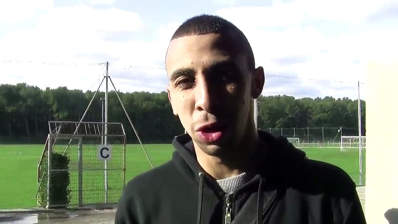 Le défenseur latéral du FC Istres Fouad Chafik avant le déplacement à Guingamp