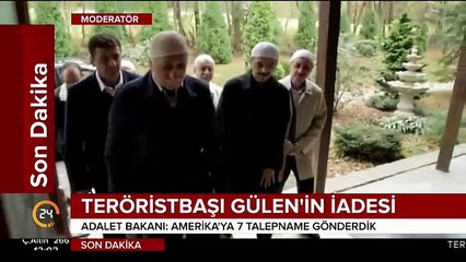 Video herunterladen: Adalet Bakanı Gül'den teröristbaşı Gülen'in iadesi için kritik açıklama