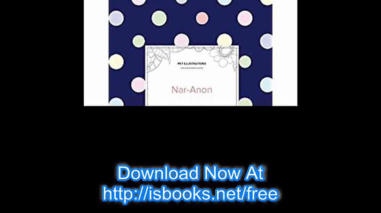Adult Coloring Journal Nar-Anon (Pet Illustrations, Polka Dots)