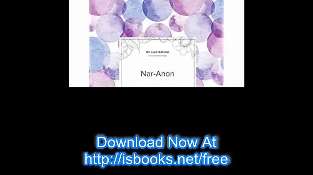Adult Coloring Journal Nar-Anon (Pet Illustrations, Purple Bubbles)