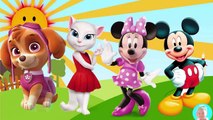 Wrong eyes Paw Patrol Talking Angela Minnie Mouse Disney Mickey Mouse Finger family song complicatio