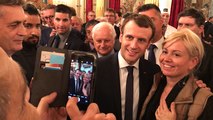 Emmanuel Macron reçoit les maires à l’Élysée