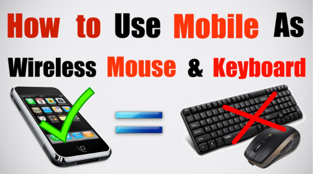 How to Use Your Mobile as Wireless Mouse & Keyboard ( 100% works with any Smartphone)