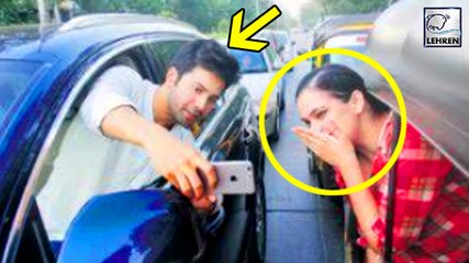 Varun Dhawan's DANGEROUS Selfie Caused Fine By Mumbai Police