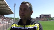 L'entraîneur du FC Martigues Jean-Luc Vannuchi