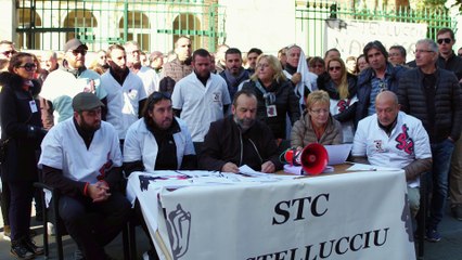 Le STC Castelluccio bloque la préfecture d'Ajaccio après 30 jours de conflit