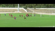 Les dernières secondes de la rencontre Béziers / FC Martigues