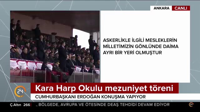 Kara Harp Okulu mezuniyet töreni