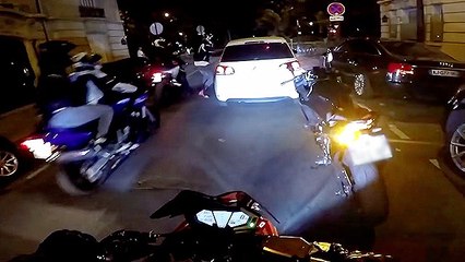 Daring Motorcyclists Follow Hit-And-Run Suspect