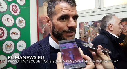Perrotta: "Scudetto? Bisogna pensare partita per partita"