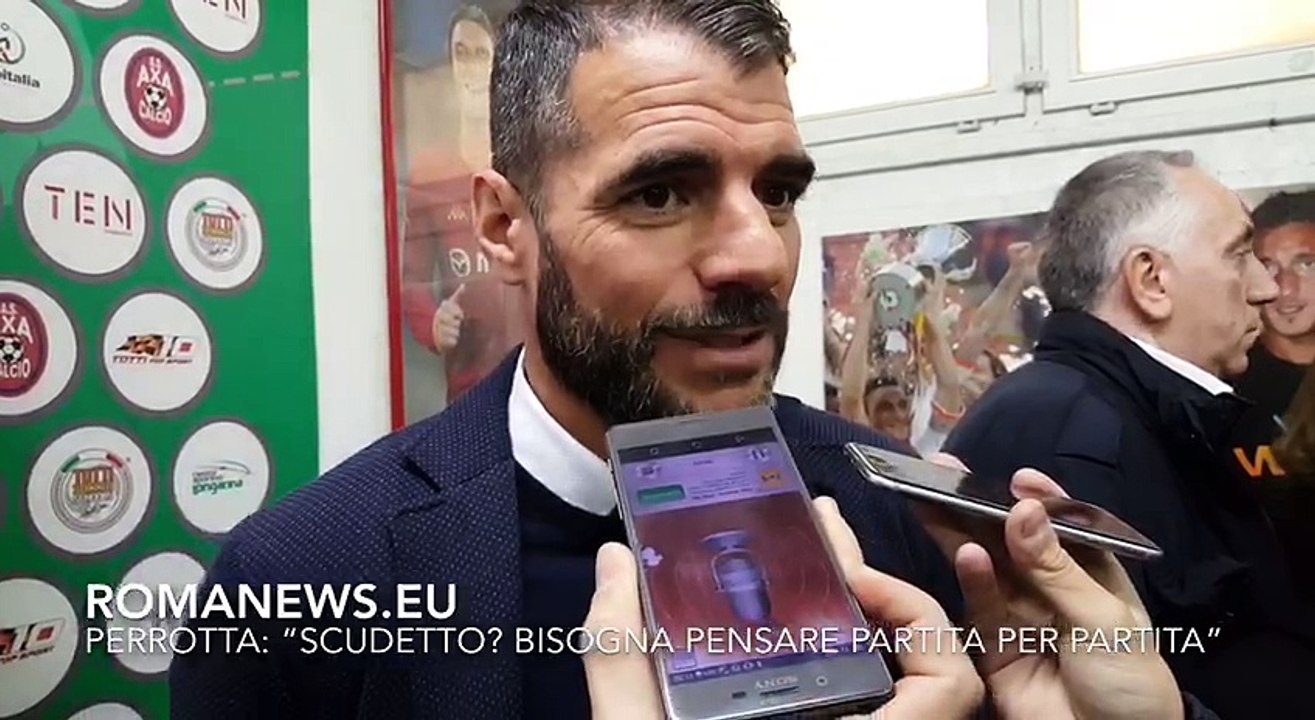 Perrotta: "Scudetto? Bisogna pensare partita per partita"