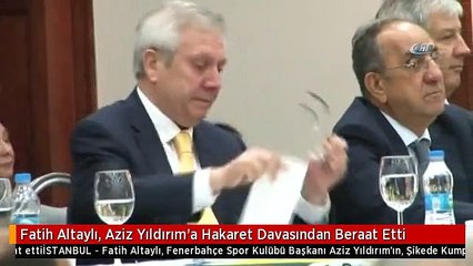 Download Video: Fatih Altaylı, Aziz Yıldırım'a Hakaret Davasından Beraat Etti