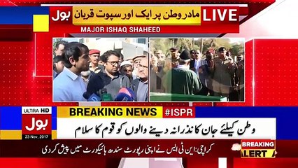 Expression Of Shaheed Major Ishaq's Family