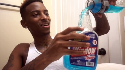 GATORADE IN WINDEX BOTTLE PRANK!! (SUICIDE HOTLINE CALLED)
