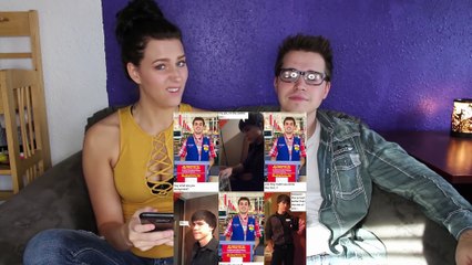 GIRLFRIEND REACTS TO BOYFRIENDS OLD PHOTOS! (ASHTYN&JON)