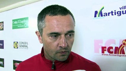 Jean-Luc Vannuchi après la victoire face à Tarbes