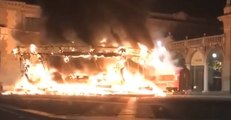 Picturesque Carousel Destroyed by Fire in Bergamo