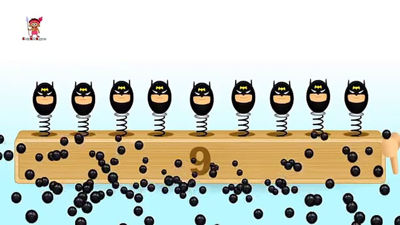 Learn Colors and Numbers 1- 10 with Wooden Color Balls and Eggs Toys - Preschool Learning Videos