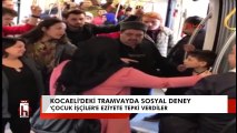 Kocaeli'deki Tramvayda sosyal deney