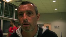 La réactionn de Franck Priou le coach du FC Martigues