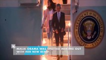 Malia Obama spotted kissing new beau at Harvard football game